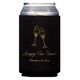 Champagne Crystal Toast Collapsible Koozies Image 1 of 2